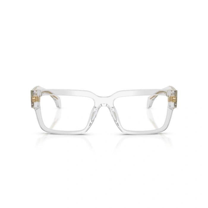 Versace 0VE3374U 5519 - Light Transparent Grey Man Eyeglasses 55 (M) 4