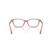 Versace 0VE3375 5234 - Transparent Amarena Woman Eyeglasses 52 (XS) 3