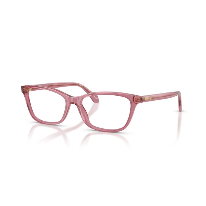 Versace 0VE3375 5234 - Transparent Amarena Woman Eyeglasses 52 (XS) 6