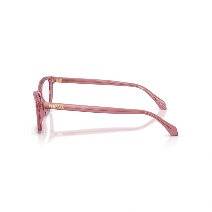 Versace 0VE3375 5234 - Transparent Amarena Woman Eyeglasses 52 (XS) 7