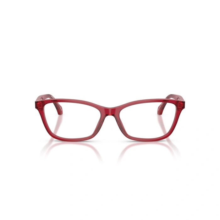 Versace 0VE3375 5520 - Transparent Red Woman Eyeglasses 54 (S) 4