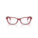 Versace 0VE3375 5520 - Transparent Red Woman Eyeglasses 54 (S) 4