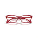 Versace 0VE3375 5520 - Transparent Red Woman Eyeglasses 54 (S) 5
