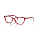 Versace 0VE3375 5520 - Transparent Red Woman Eyeglasses 54 (S) 6