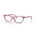 Versace 0VE3375F 5234 - Transparent Amarena Woman Eyeglasses 54 (XL) 1