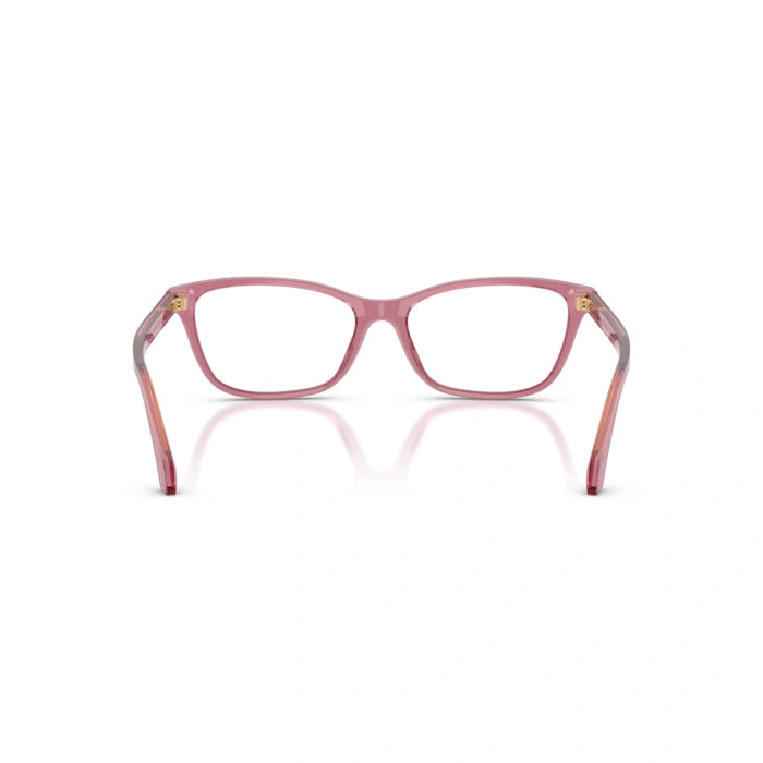 Versace 0VE3375F 5234 - Transparent Amarena Woman Eyeglasses 54 (XL) 3