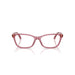 Versace 0VE3375F 5234 - Transparent Amarena Woman Eyeglasses 54 (XL) 4