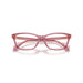 Versace 0VE3375F 5234 - Transparent Amarena Woman Eyeglasses 54 (XL) 5