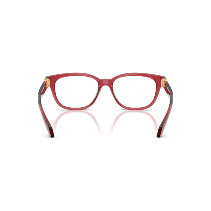 Versace 0VE3376U 5523 - Transparent Red Woman Eyeglasses 53 (M) 3