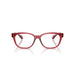 Versace 0VE3376U 5523 - Transparent Red Woman Eyeglasses 53 (M) 4