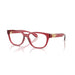 Versace 0VE3376U 5523 - Transparent Red Woman Eyeglasses 53 (M) 6