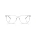 Versace 0VE3377U 5510 - Light Grey Transparent Man Eyeglasses 53 (M) 4