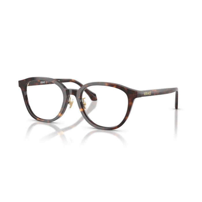 Versace 0VE3379D 108 - Dark Havana Woman Eyeglasses 53 (M) 1
