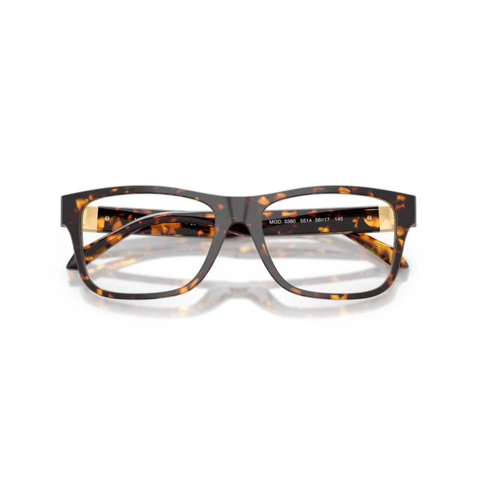 Versace 0VE3380 5514 - Havana Tortoise Man Eyeglasses 54 (M) 5