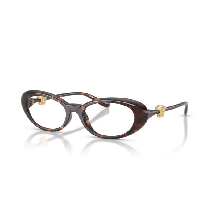 Versace 0VE3381U 108 - Havana Woman Eyeglasses 50 (XS) 1