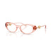 Versace 0VE3381U 5541 - Transparent Rose Woman Eyeglasses 52 (S) 6