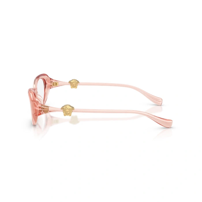 Versace 0VE3381U 5541 - Transparent Rose Woman Eyeglasses 52 (S) 7