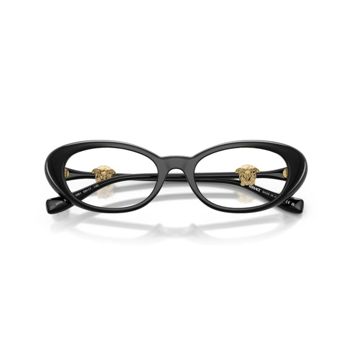 Versace 0VE3381U Gb1 - Black Woman Eyeglasses 52 (S) 5