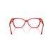 Versace 0VE3382 5280 - Transparent Red Woman Eyeglasses 53 (S) 3