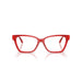 Versace 0VE3382 5280 - Transparent Red Woman Eyeglasses 53 (S) 4