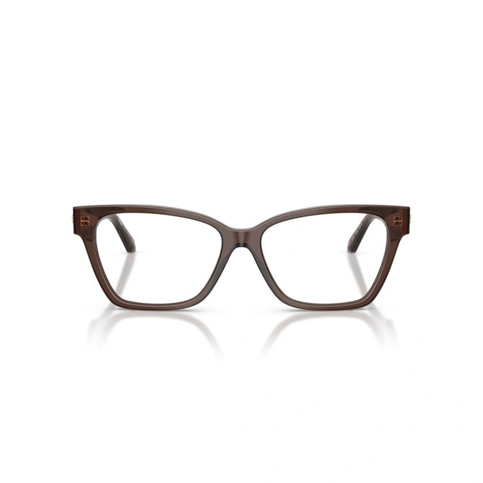 Versace 0VE3382 5332 - Transparent Brown Woman Eyeglasses 53 (S) 4