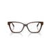 Versace 0VE3382 5332 - Transparent Brown Woman Eyeglasses 53 (S) 4