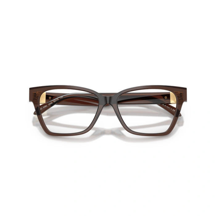 Versace 0VE3382 5332 - Transparent Brown Woman Eyeglasses 55 (M) 5