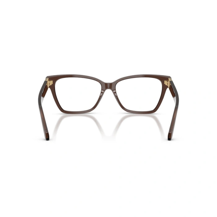 Versace 0VE3382F 5332 - Brown Transparent Gradient Beige Woman Eyeglasses 55 (M) 3