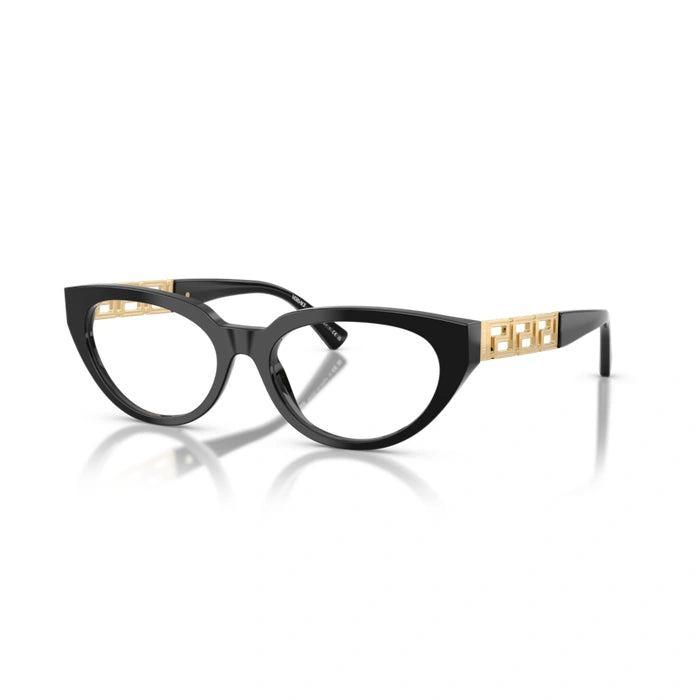Versace 0VE3383 Gb1 - Black Woman Eyeglasses 52 (S) 1