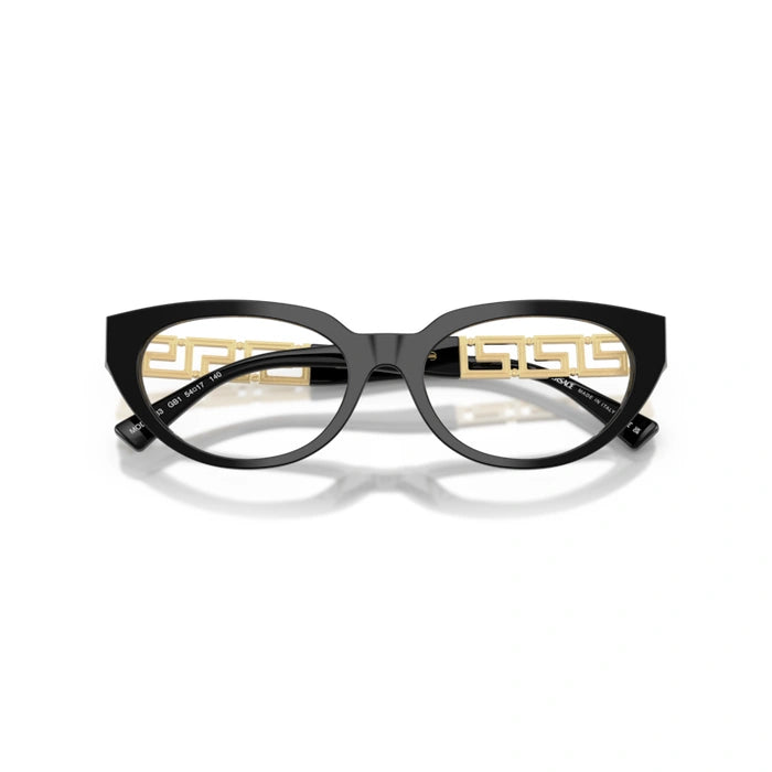 Versace 0VE3383 Gb1 - Black Woman Eyeglasses 54 (M) 5