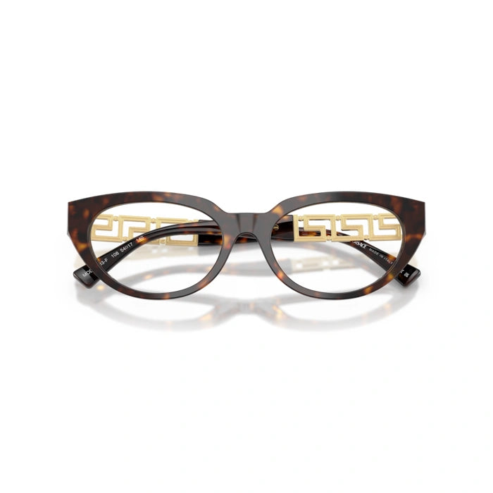 Versace 0VE3383F 108 - Havana Woman Eyeglasses 54 (M) 5