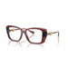 Versace 0VE3385U 5539 - Transparent Red Woman Eyeglasses 51 (XS) 6