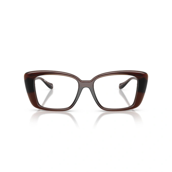 Versace 0VE3385U 5547 - Transparent Brown Woman Eyeglasses 53 (S) 4