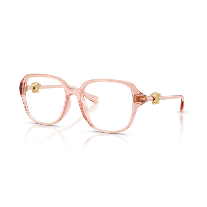 Versace 0VE3386D 5533 - Transparent Pink Woman Eyeglasses 55 (M) 6