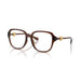 Versace 0VE3386D 5534 - Transparent Brown Woman Eyeglasses 55 (M) 1
