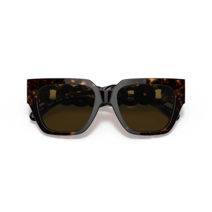 Versace 0VE4409 108/73 - Havana Woman Sunglasses 5