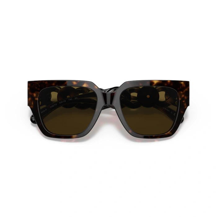 Versace 0VE4409F 108/73 - Dark Havana Woman Sunglasses 5