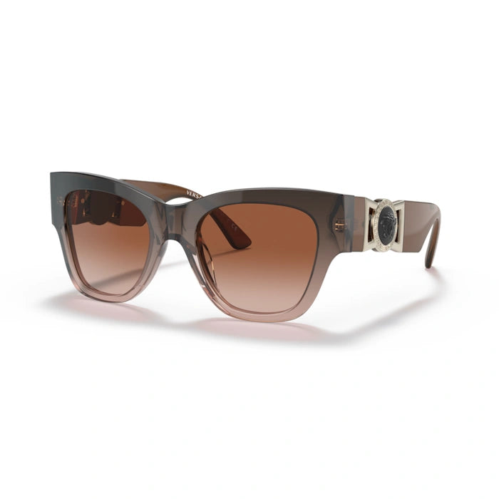 Versace 0VE4415U 533213 - Transparent Brown Gradient Beige Woman Sunglasses 6