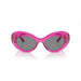 Versace 0VE4456U 533487 - Pink Transparent Woman Sunglasses 4