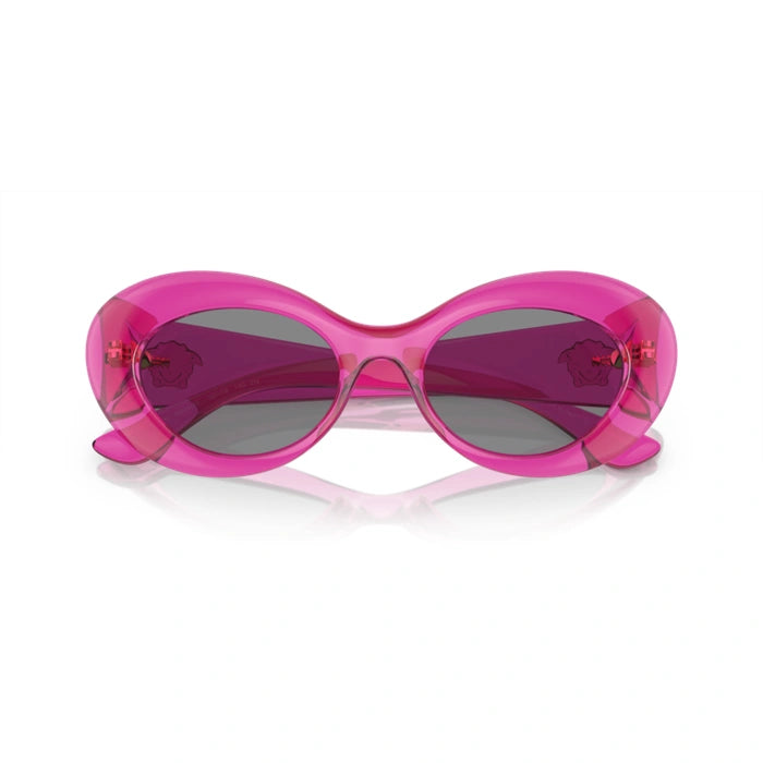 Versace 0VE4456U 533487 - Pink Transparent Woman Sunglasses 5