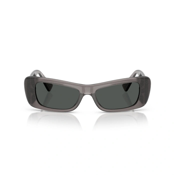 Versace 0VE4481 550287 - Grey Glitter Transparent Woman Sunglasses 4