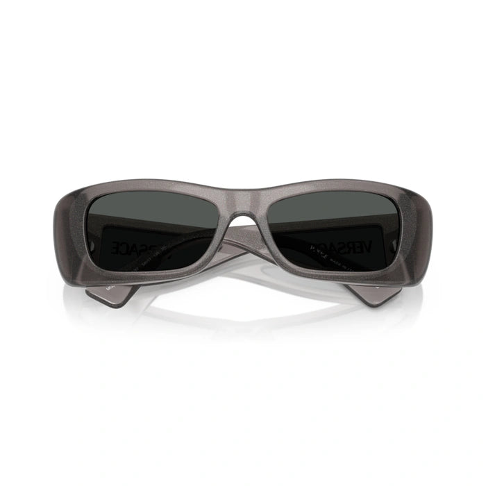 Versace 0VE4481 550287 - Grey Glitter Transparent Woman Sunglasses 5