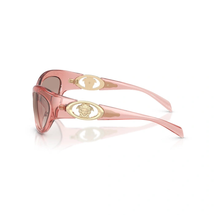 Versace 0VE4485 53228Z - Transparent Pink Woman Sunglasses 2
