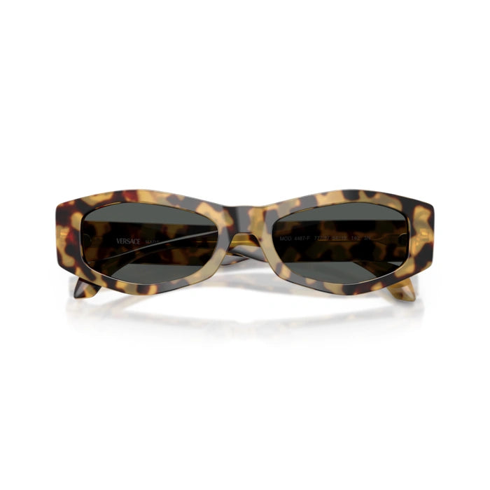 Versace 0VE4487F 777/87 - Brown Yellow Havana Woman Sunglasses 5