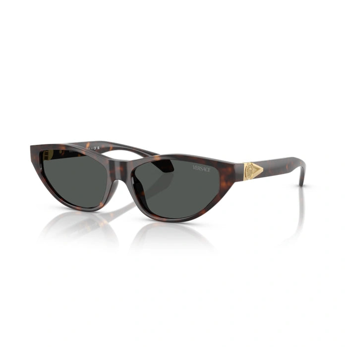 Versace 0VE4491U 108/87 - Havana Woman Sunglasses 7