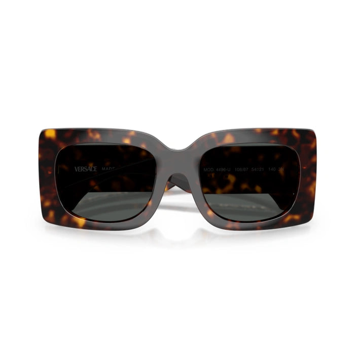 Versace 0VE4496U 108/87 - Havana Woman Sunglasses 5