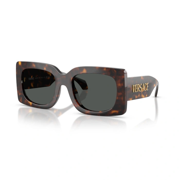 Versace 0VE4496U 108/87 - Havana Woman Sunglasses 6