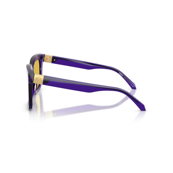 Versace 0VE4498F 554585 - Transparent Dark Violet Woman Sunglasses 2