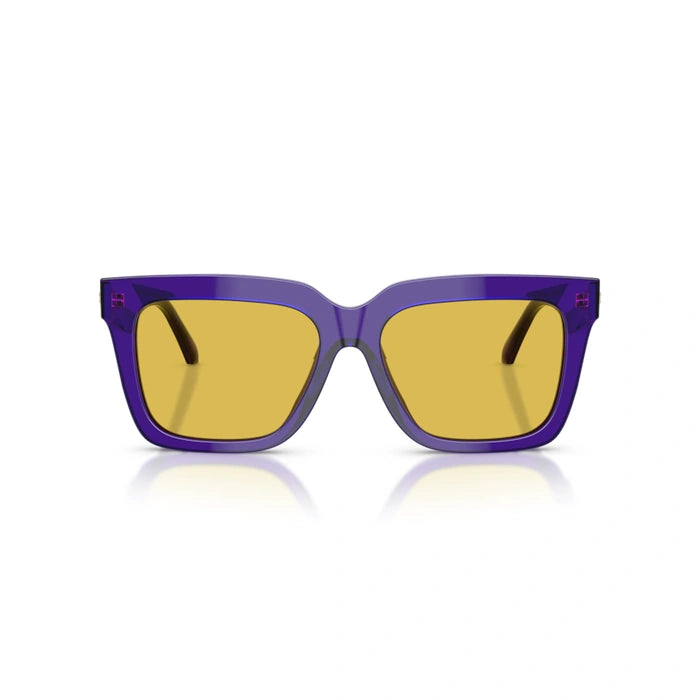 Versace 0VE4498F 554585 - Transparent Dark Violet Woman Sunglasses 4
