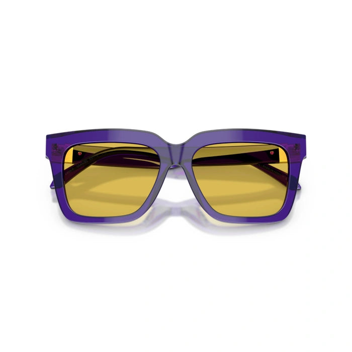 Versace 0VE4498F 554585 - Transparent Dark Violet Woman Sunglasses 5